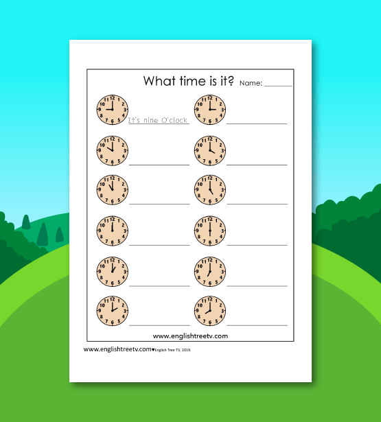 Time Worksheet